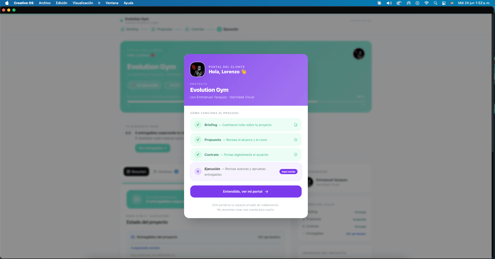 Portal del cliente