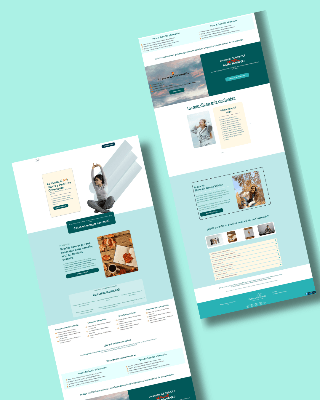 Bienestar Landing Page